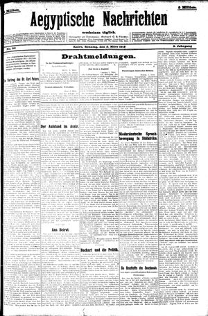 Aegyptische Nachrichten vom 03.03.1912