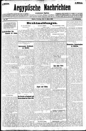 Aegyptische Nachrichten vom 08.03.1912