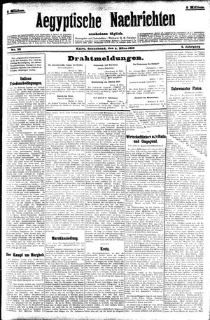 Aegyptische Nachrichten on Mar 9, 1912