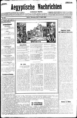 Aegyptische Nachrichten vom 07.04.1912