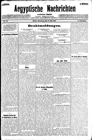 Aegyptische Nachrichten vom 21.05.1912