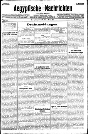 Aegyptische Nachrichten vom 01.06.1912