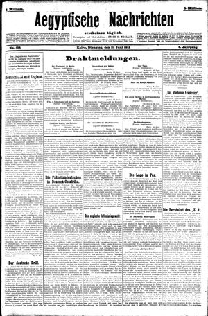 Aegyptische Nachrichten vom 11.06.1912