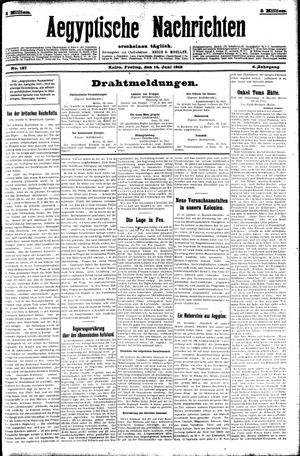 Aegyptische Nachrichten on Jun 14, 1912