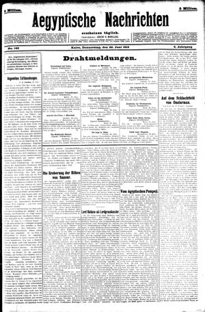 Aegyptische Nachrichten vom 20.06.1912