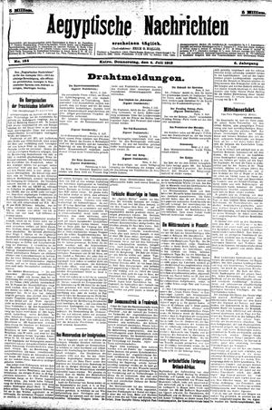 Aegyptische Nachrichten vom 04.07.1912