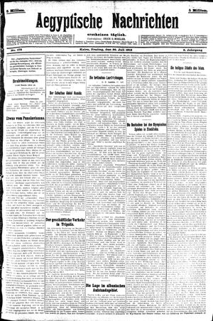 Aegyptische Nachrichten vom 26.07.1912