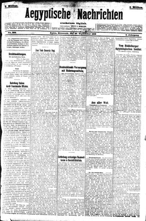 Aegyptische Nachrichten vom 25.09.1912