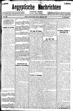 Aegyptische Nachrichten vom 03.10.1912