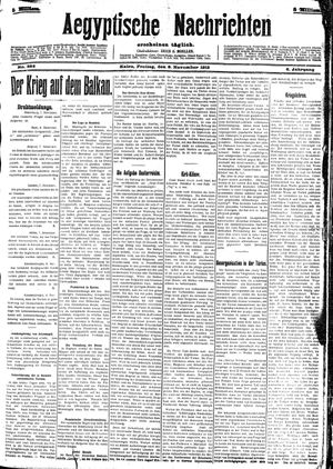Aegyptische Nachrichten vom 08.11.1912