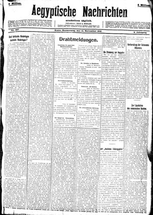 Aegyptische Nachrichten vom 14.11.1912