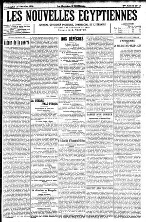 Les nouvelles Egyptiennes on Jan 21, 1912