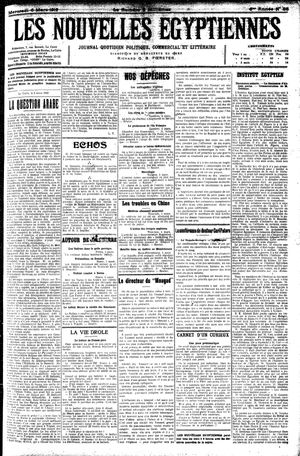 Les nouvelles Egyptiennes on Mar 6, 1912
