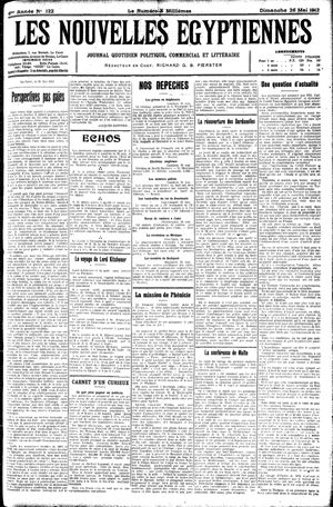 Les nouvelles Egyptiennes on May 26, 1912