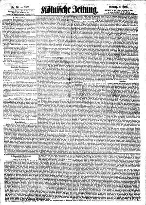 Kölnische Zeitung on Apr 6, 1857