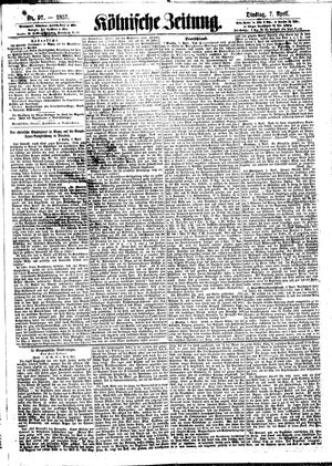 Kölnische Zeitung vom 07.04.1857