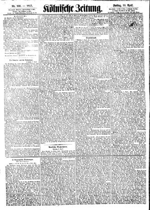 Kölnische Zeitung on Apr 10, 1857
