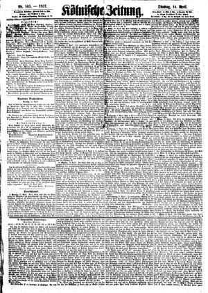 Kölnische Zeitung vom 14.04.1857