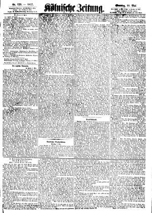 Kölnische Zeitung vom 10.05.1857