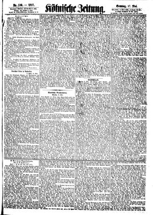 Kölnische Zeitung vom 17.05.1857