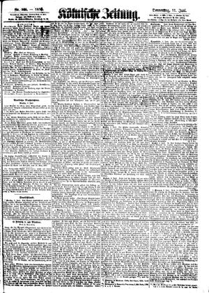 Kölnische Zeitung vom 11.06.1857