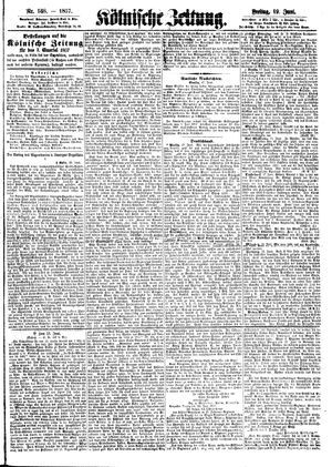 Kölnische Zeitung vom 19.06.1857