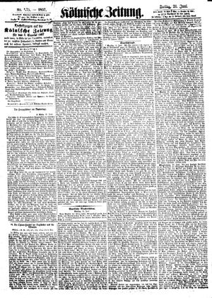 Kölnische Zeitung vom 26.06.1857