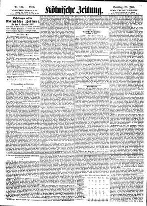 Kölnische Zeitung on Jun 27, 1857