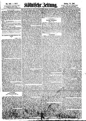Kölnische Zeitung vom 10.07.1857