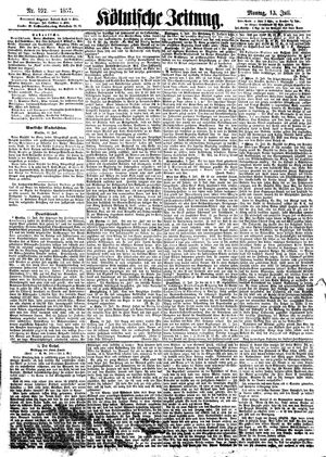 Kölnische Zeitung on Jul 13, 1857