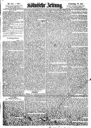 Kölnische Zeitung on Jul 16, 1857