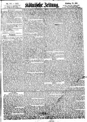 Kölnische Zeitung vom 18.07.1857