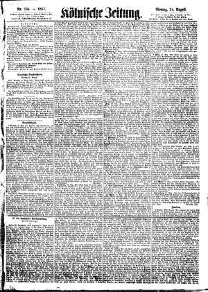 Kölnische Zeitung vom 24.08.1857