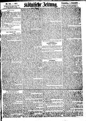 Kölnische Zeitung vom 03.09.1857