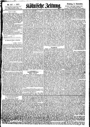 Kölnische Zeitung vom 06.09.1857