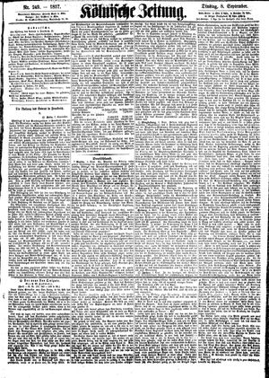 Kölnische Zeitung vom 08.09.1857