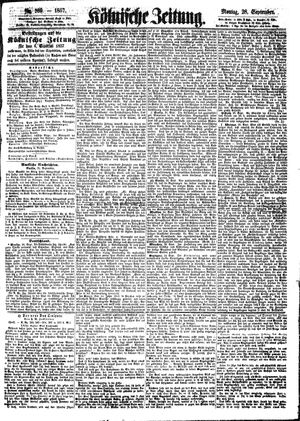 Kölnische Zeitung vom 28.09.1857