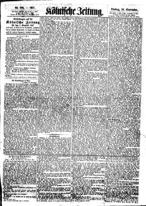 Kölnische Zeitung vom 29.09.1857