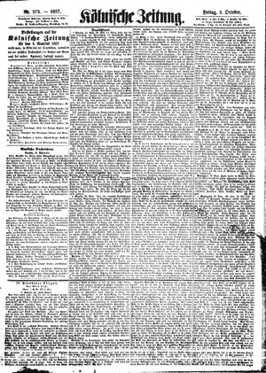 Kölnische Zeitung vom 02.10.1857