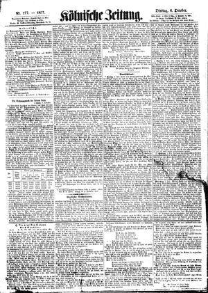 Kölnische Zeitung vom 06.10.1857