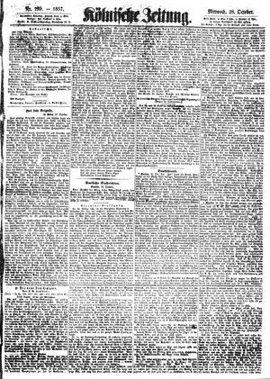 Kölnische Zeitung vom 28.10.1857