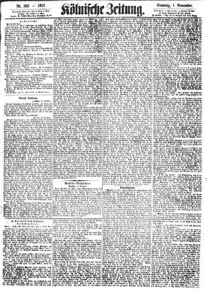 Kölnische Zeitung vom 01.11.1857
