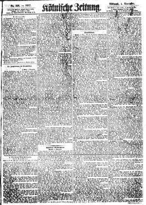 Kölnische Zeitung on Nov 4, 1857