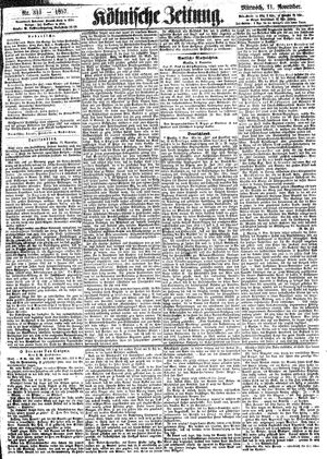 Kölnische Zeitung vom 11.11.1857