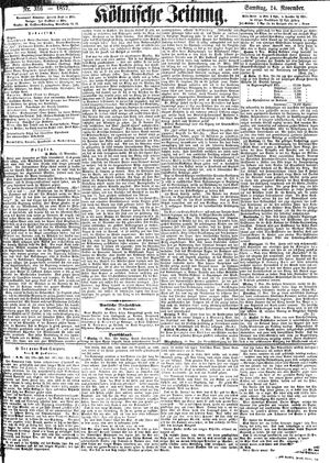 Kölnische Zeitung vom 14.11.1857