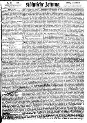 Kölnische Zeitung on Dec 4, 1857