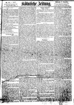 Kölnische Zeitung vom 09.12.1857