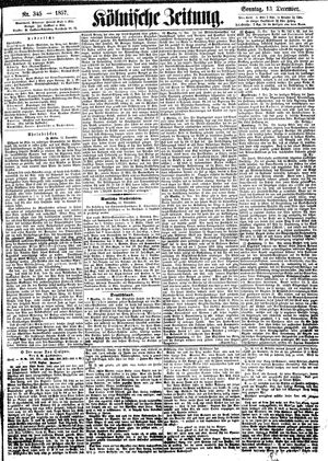 Kölnische Zeitung vom 13.12.1857