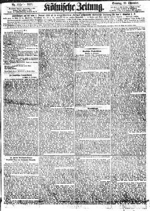 Kölnische Zeitung on Dec 20, 1857