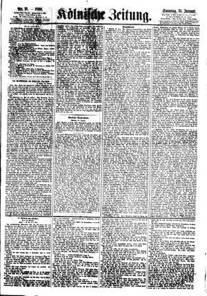 Kölnische Zeitung vom 31.01.1858